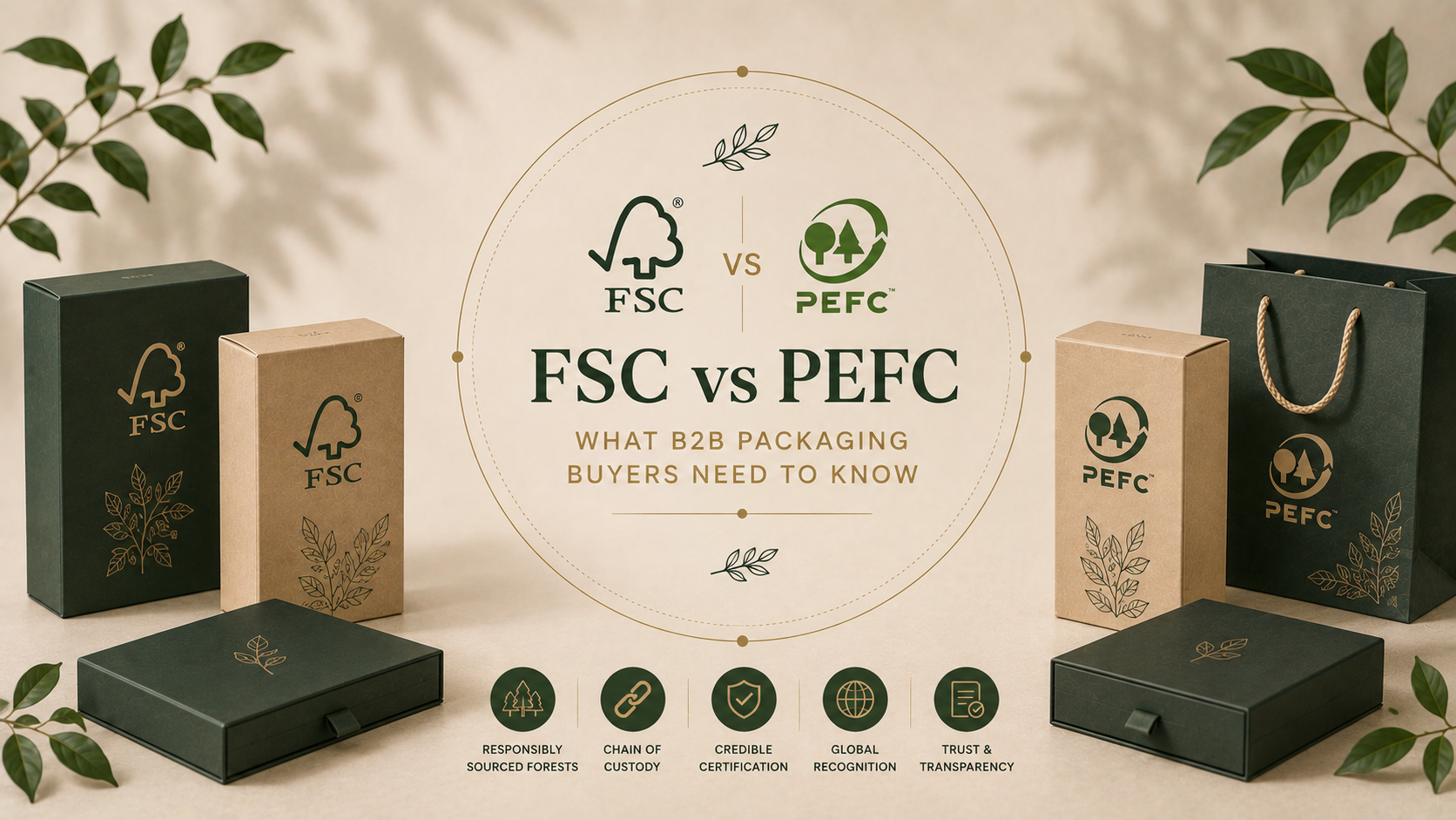FSC vs PEFC: What B2B Packaging Buyers Need to Know
