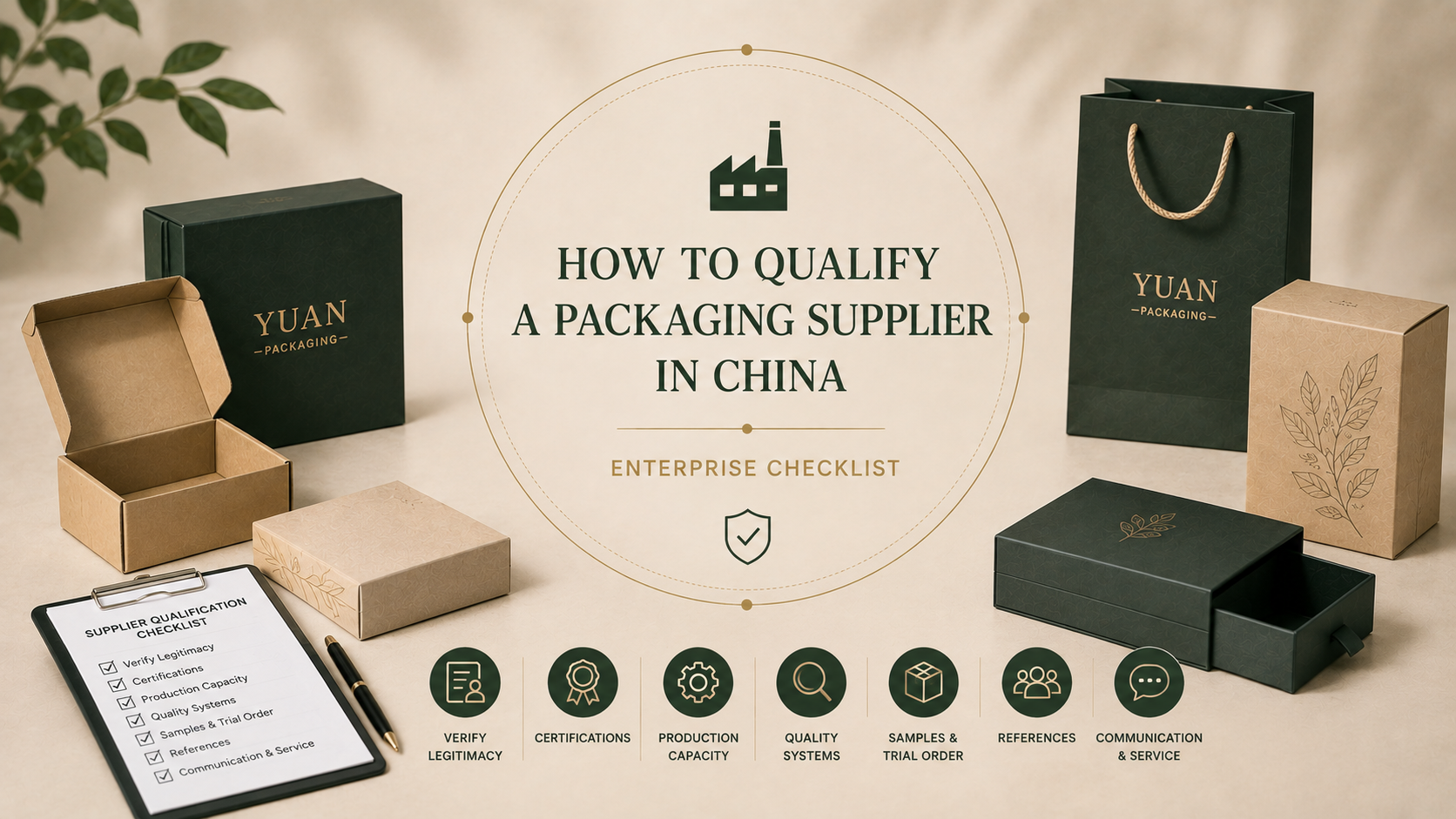 如何评估中国包装供应商（企业级核查清单）