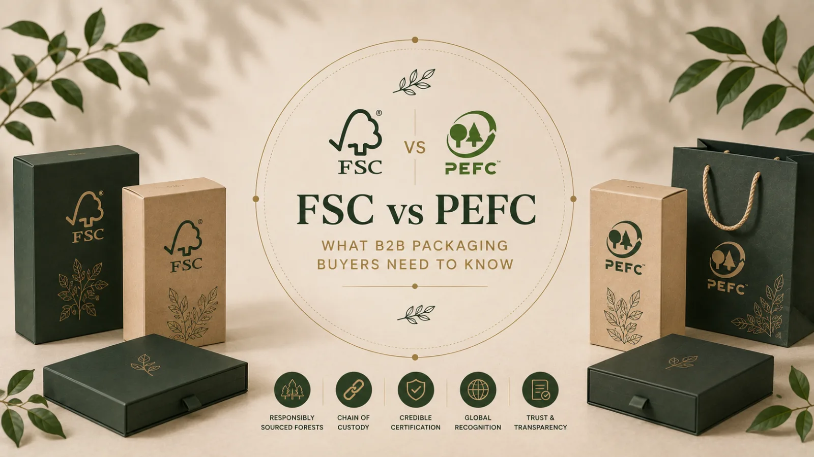FSC vs PEFC: What B2B Packaging Buyers Need to Know