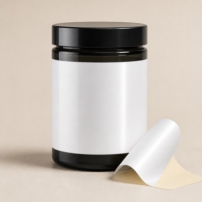 White BOPP swatch